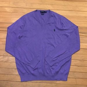 Sweater polo purple